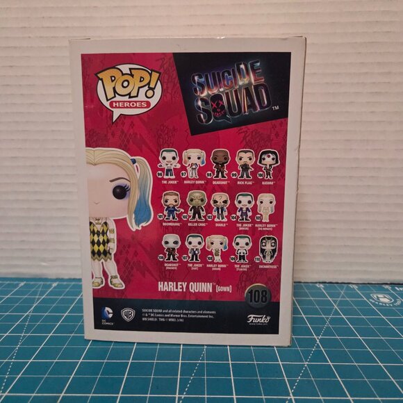 Funko POP Heroes DC Suicide Squad Harley Quinn Gown HT 108 Vinyl Figure - Picture 3 of 6